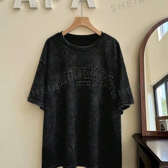 Curvy Size 3X! Brooklyn NYC Graphic Tee | Washed Streetwear Cool for City Stroll - Picture 10 of 10